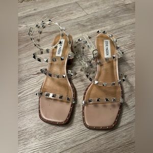 Steve Madden Studded Wrap Up Ankle Sandals